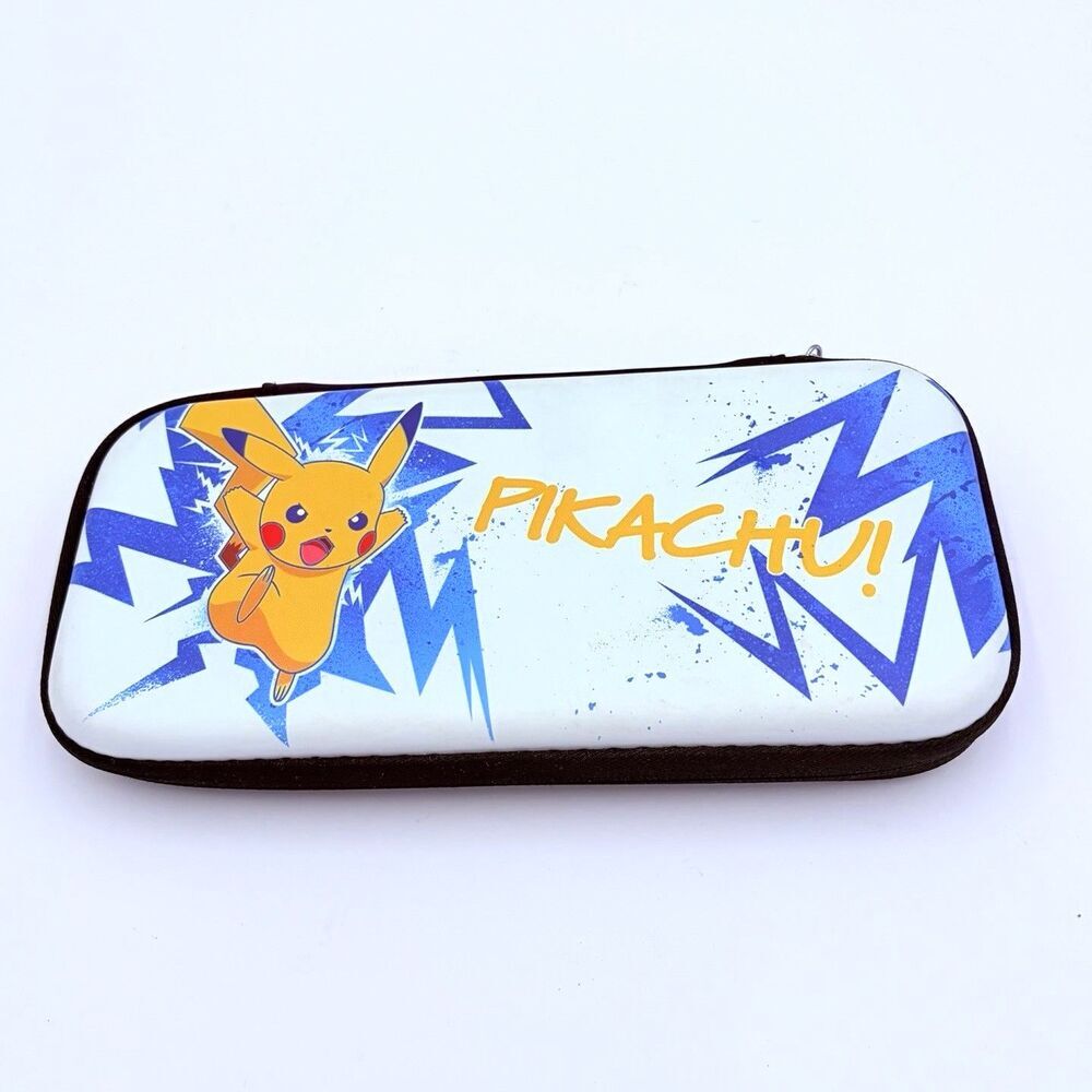 PowerA Pokemon Pikachu Nintendo Switch Slim Case Blue Yellow Travel Pouch